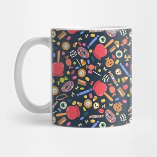 Trick or Treat Halloween candy Pattern Mug